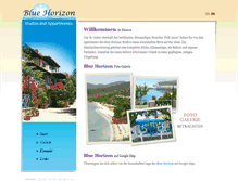 Tablet Screenshot of hotel-blue-horizon.de